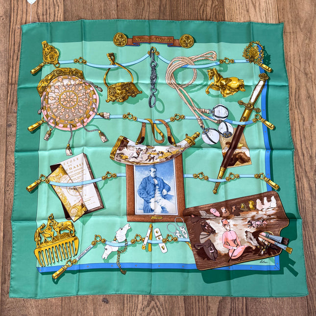Carré de soie Hermès Mémoire d’Hermès 90cm
