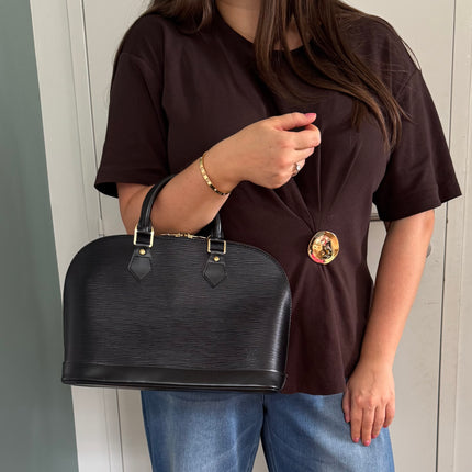 Sac Louis Vuitton Alma PM Cuir Épi