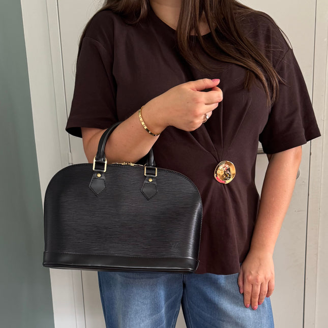 Sac Louis Vuitton Alma PM Cuir Épi