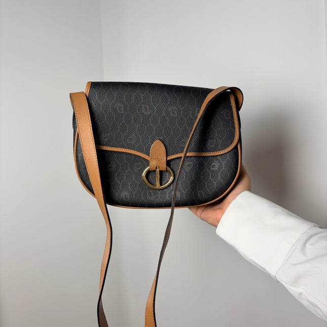 Sac Dior bandoulière toile nid d’abeilles