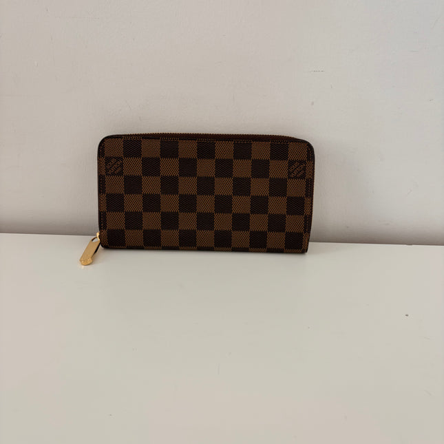 Portefeuille Louis Vuitton Zippy Damier Ébène