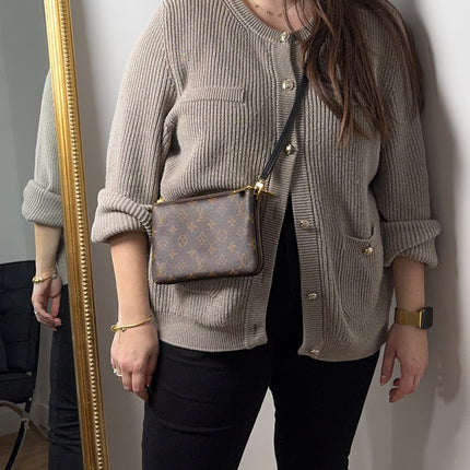 Pochette Louis Vuitton Double zip reverse