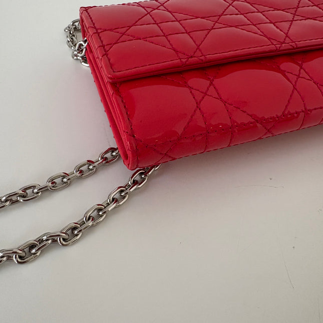 Dior Wallet on chain Géranium
