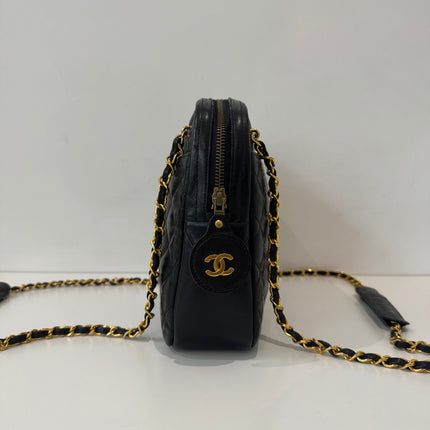 Sac Chanel Caméra bandoulière noir