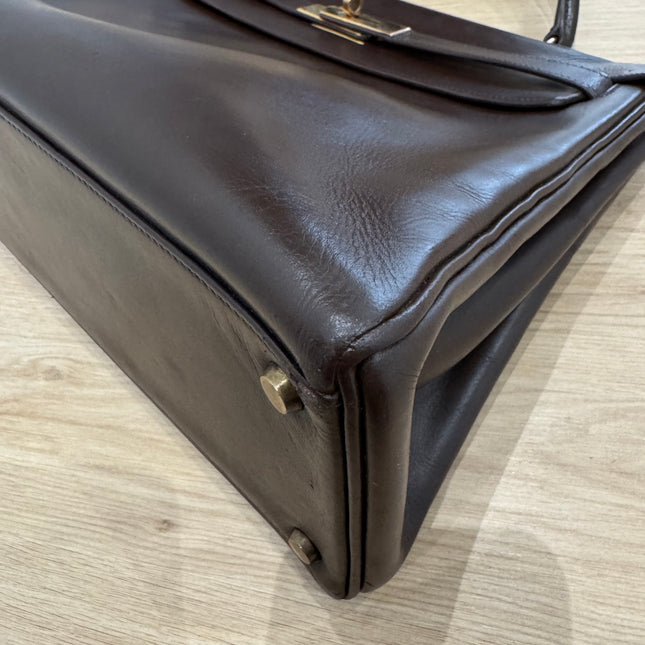 Sac Kelly 32 Hermès Chocolat