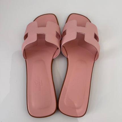 Sandales Oran Hermès Rose T37