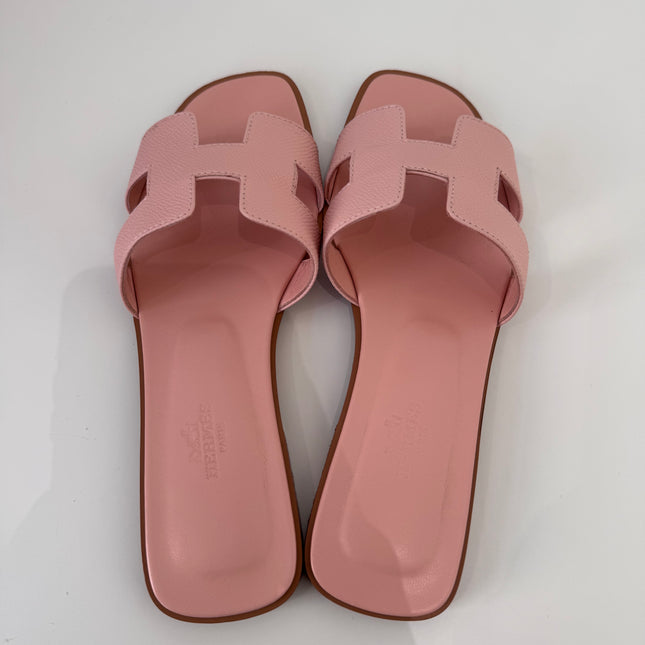 Sandales Oran Hermès Rose T37
