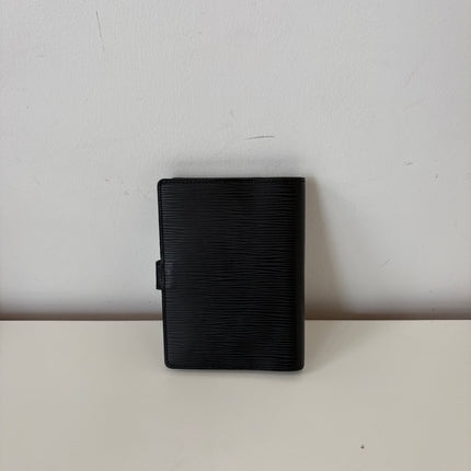 Couverture Agenda Louis Vuitton PM Cuir Épi Noir
