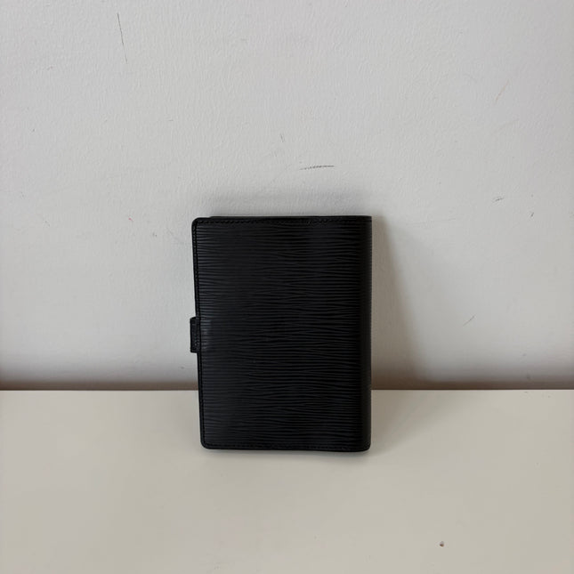 Couverture Agenda Louis Vuitton PM Cuir Épi Noir