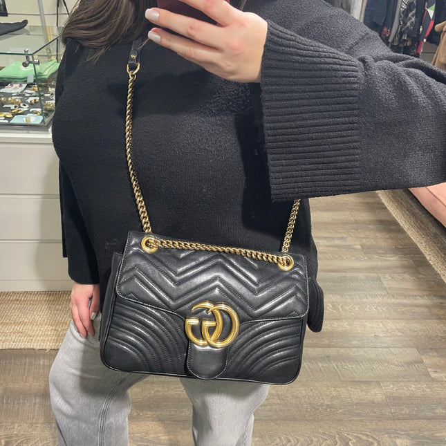 Sac Grand Marmont Gucci Noir