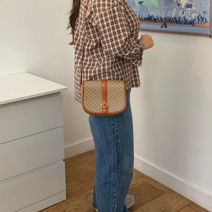 Sac Celine Macadam Beige