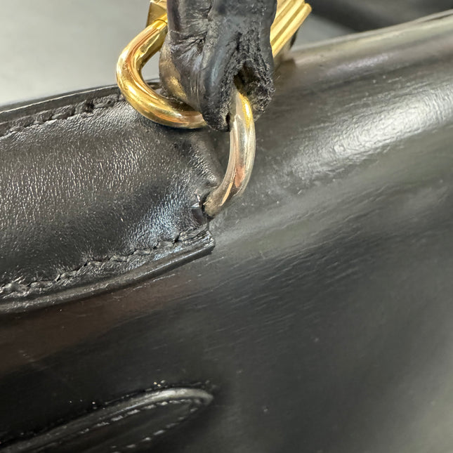 Kelly 32 Hermès Box Noir