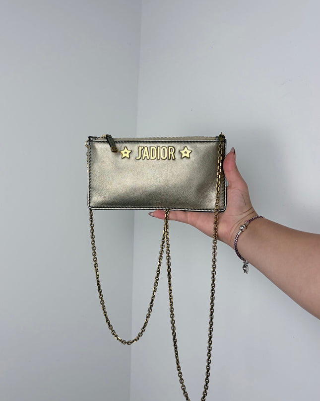 Sac Pochette Dior J'adior bandoulière mordoré