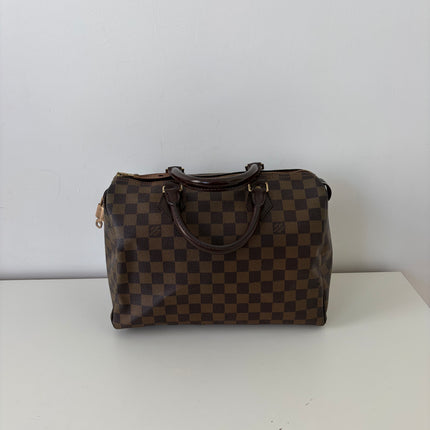 Sac Louis Vuitton Speedy 30 Damier Ébène