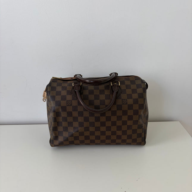 Sac Louis Vuitton Speedy 30 Damier Ébène