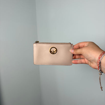 Portefeuille Fendi F Is Rose Poudré