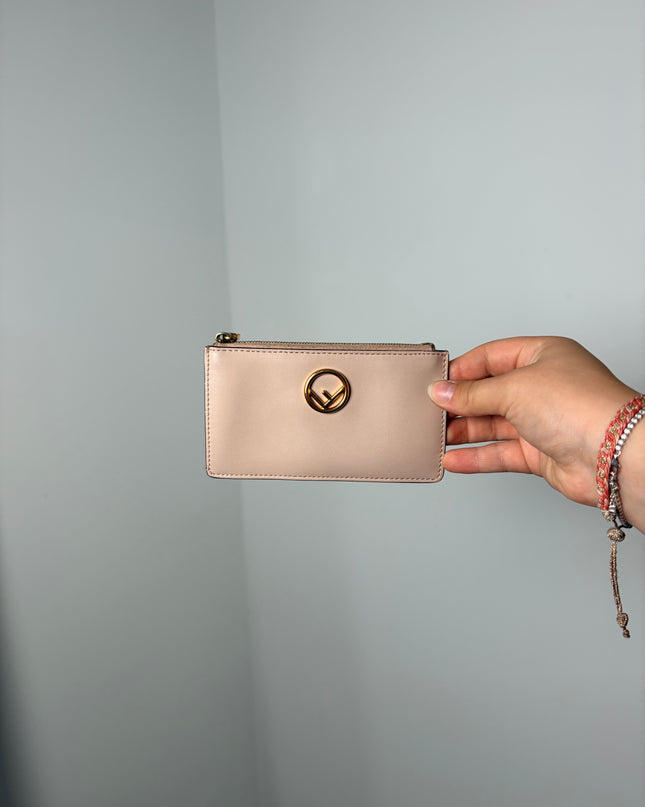 Portefeuille Fendi F Is Rose Poudré