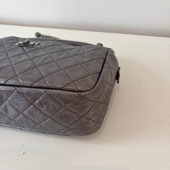 Sac Chanel Caméra 2.55 Argent Irisé