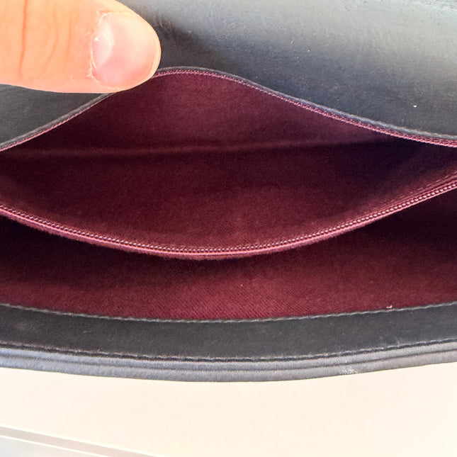 Sac Chanel single flap gris