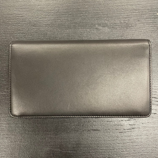 Portefeuille Chanel noir et argent