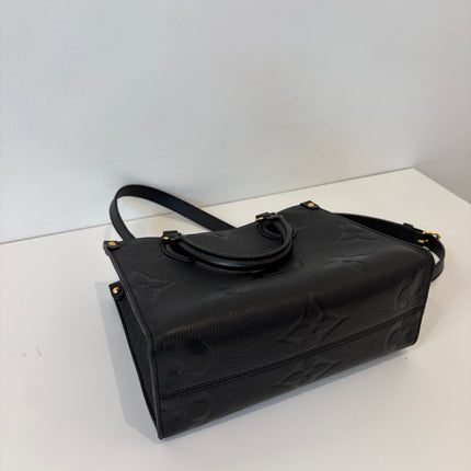 Sac Louis Vuitton On The go PM empreinte Noir