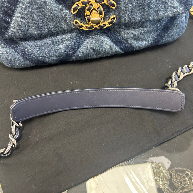 Sac Chanel 19 small denim