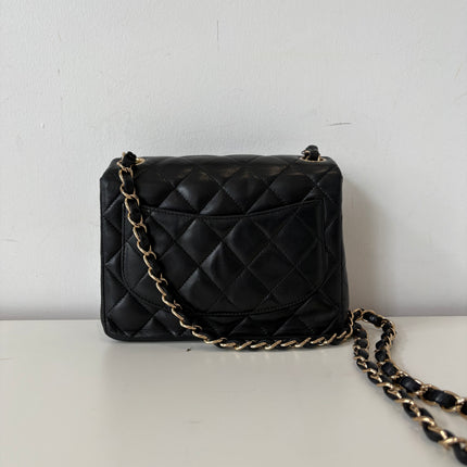 Sac chanel mini square noir