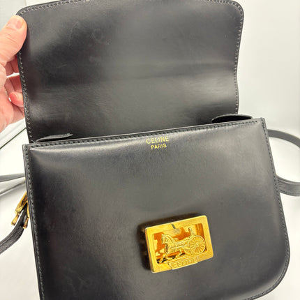 Sac Céline vintage fermoir calèche
