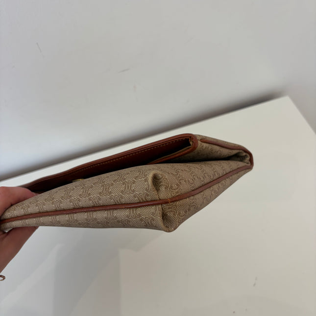 Pochette Celine Beige Macadam