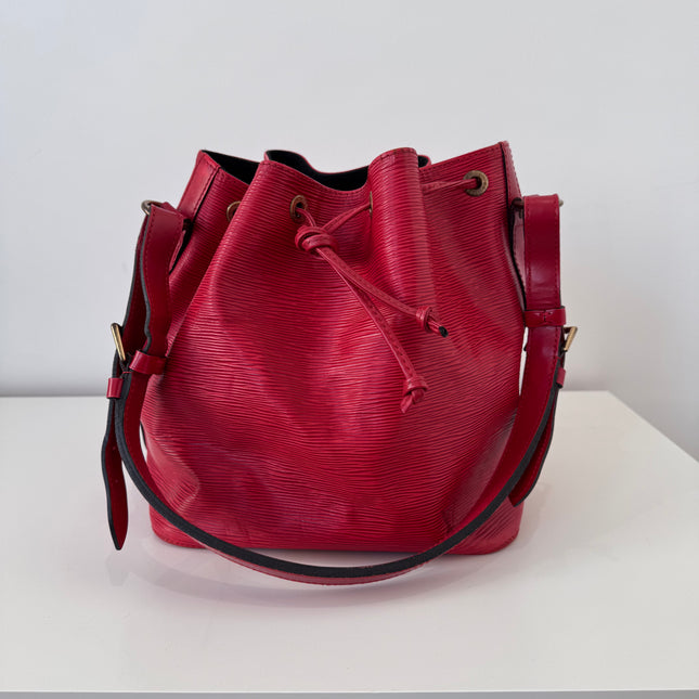 Sac Louis Vuitton Noé PM rouge