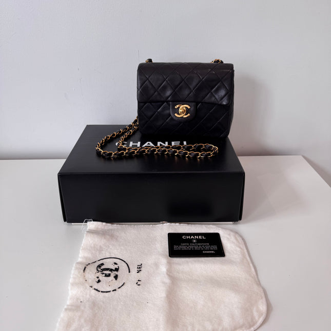 Sac Chanel Mini Square Timeless Noir