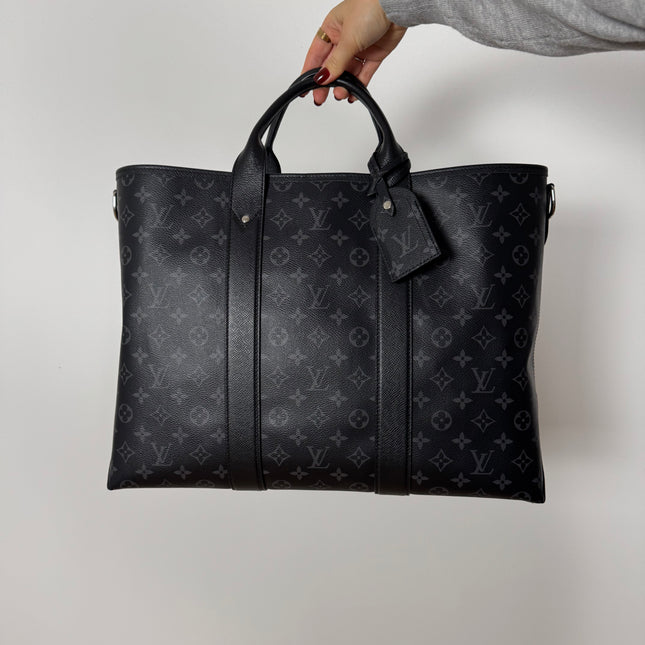 Sac Weekend NM Louis Vuitton monogramme éclipse