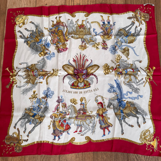 Carré Hermès Les fêtes du roi soleil