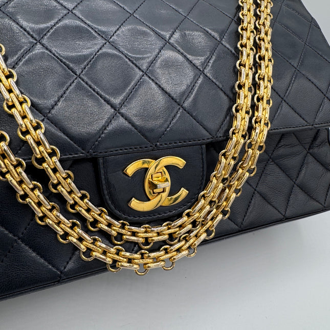 Sac Chanel Vintage Timeless Marine