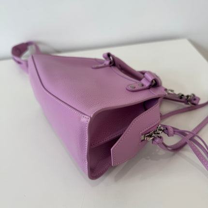 Sac Balenciaga mini neo City lilas