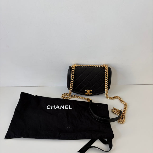 Sac Chanel underline noir bandoulière