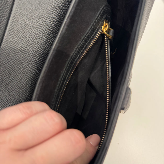 Sac Saddle Dior Moyen Noir Bandoulière
