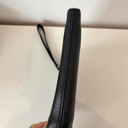 Pochette en cuir Gucci noir