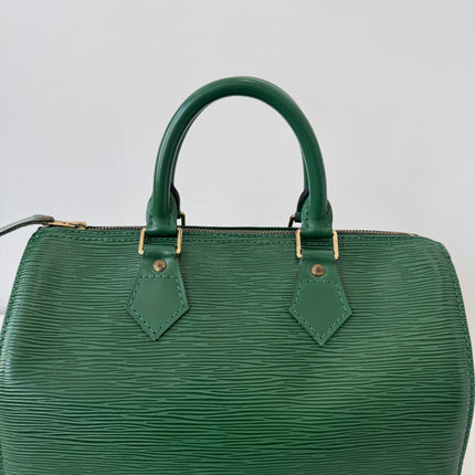 Sac Louis Vuitton Speedy 25 Épi Vert