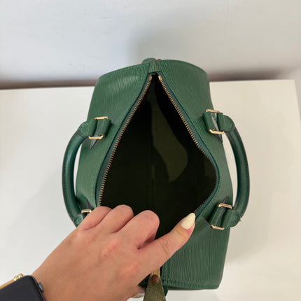 Sac Louis Vuitton Speedy 25 Épi Vert