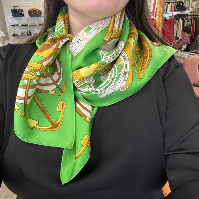 Carré Hermes 90x90cm Proues
