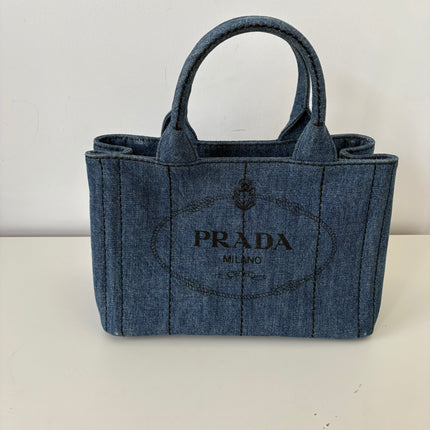 Sac Cabas Denim Prada Tu