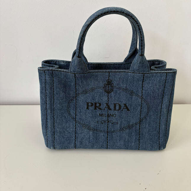 Sac Cabas Denim Prada Tu