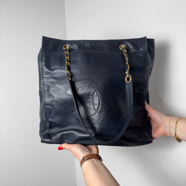 Cabas Chanel Marine CC