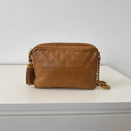 Sac Chanel Caméra Caramel bandoulière