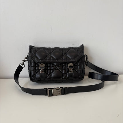 Sac Dior Camp Small cuir noir