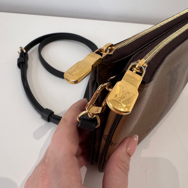 Pochette Louis Vuitton Double zip reverse