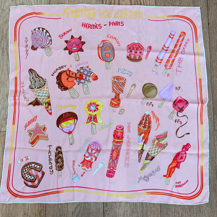 Carré Hermès Funny Ice Cream 70 cm