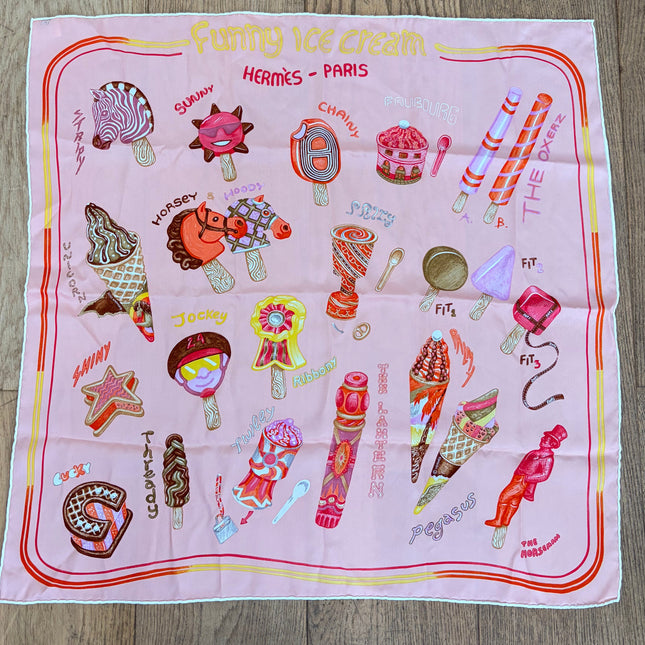 Carré Hermès Funny Ice Cream 70 cm