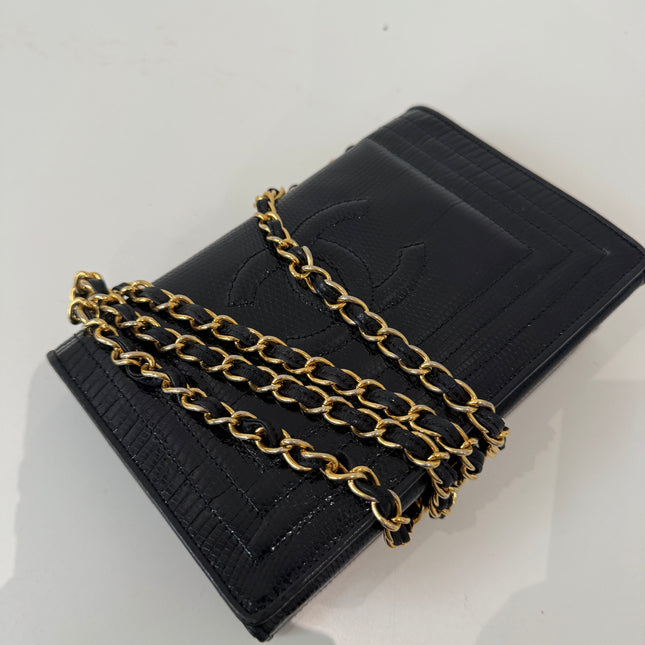 Sac Chanel Lézard Noir